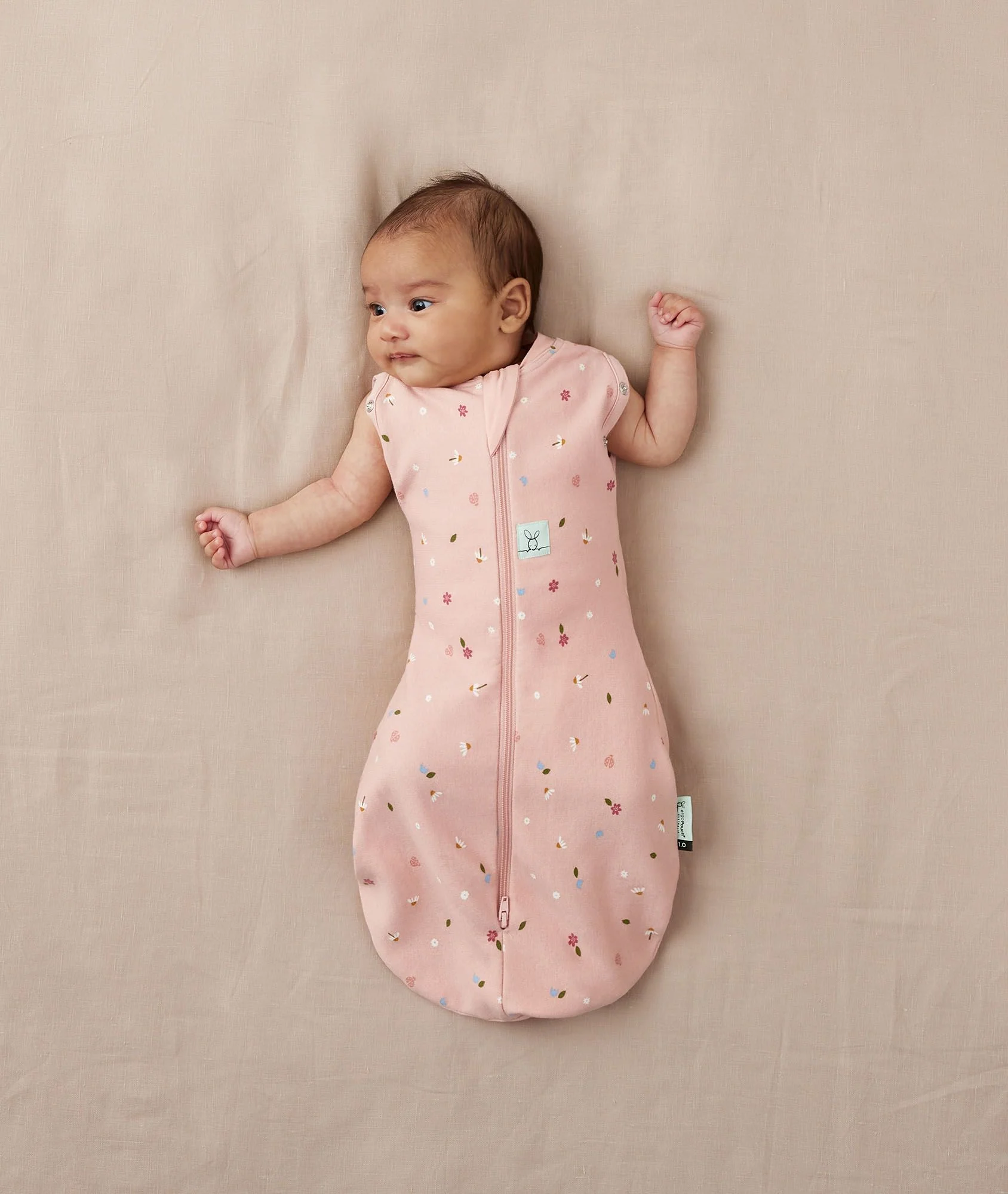 Cocoon Swaddle Bag 0.2 TOG Daisies - Image 3