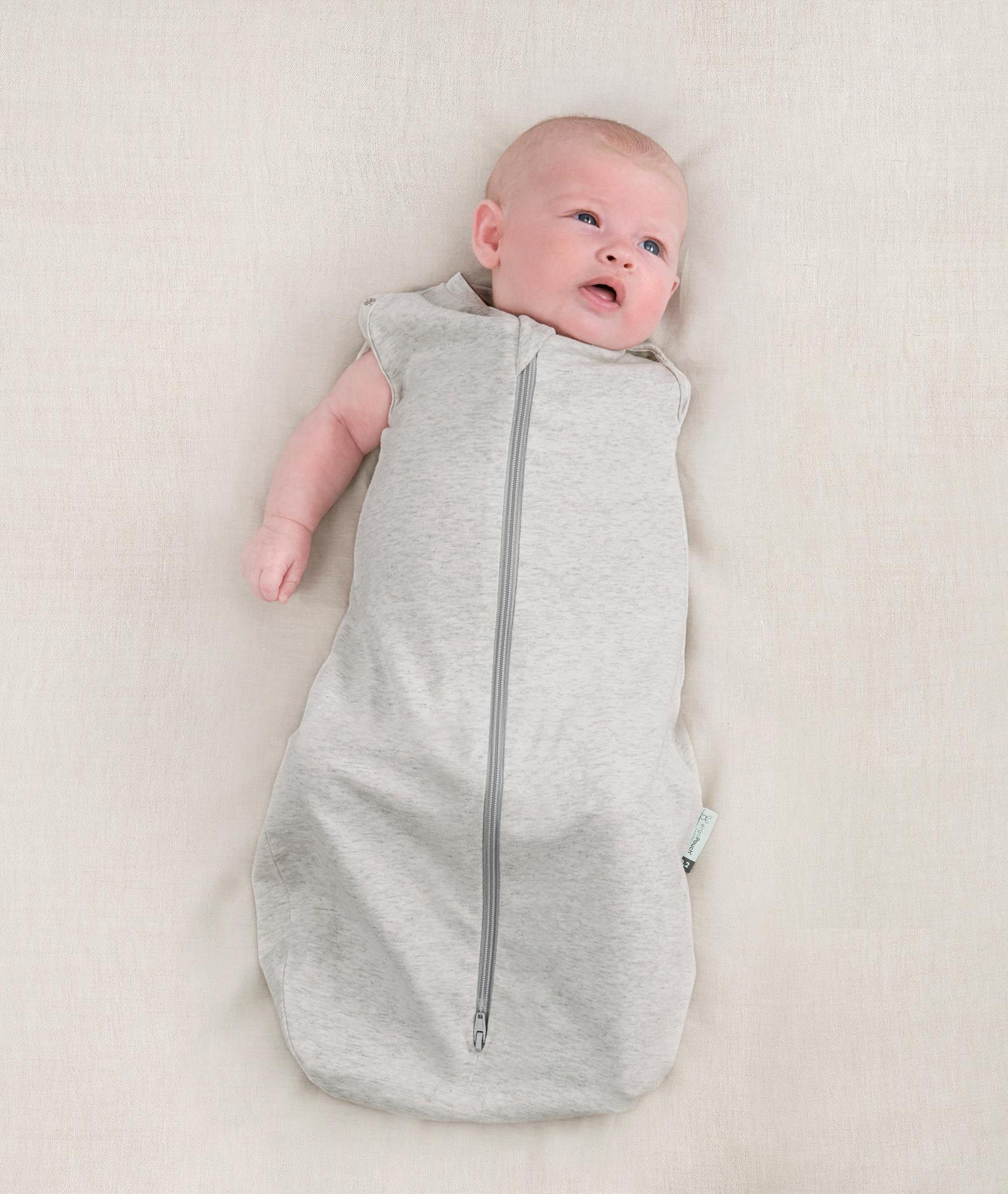 Cocoon Swaddle Bag 0.2 TOG Grey Marle - Image 4