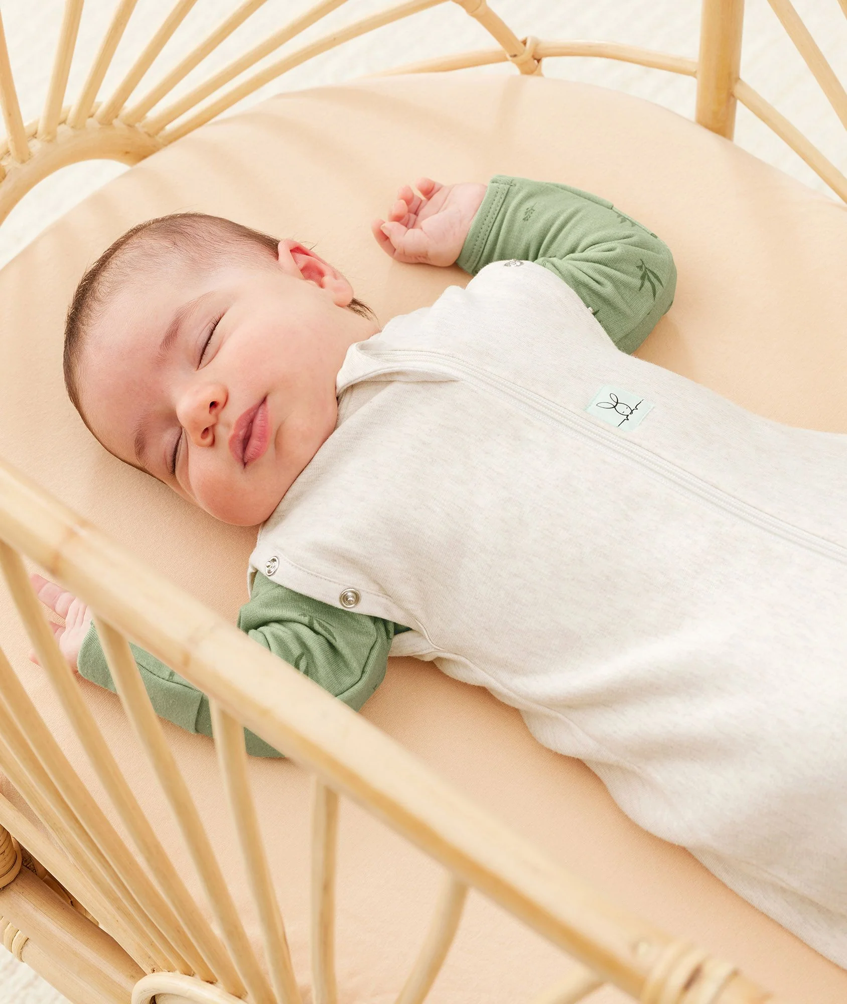 Cocoon Swaddle Bag 0.2 TOG Oatmeal Marle - Image 5