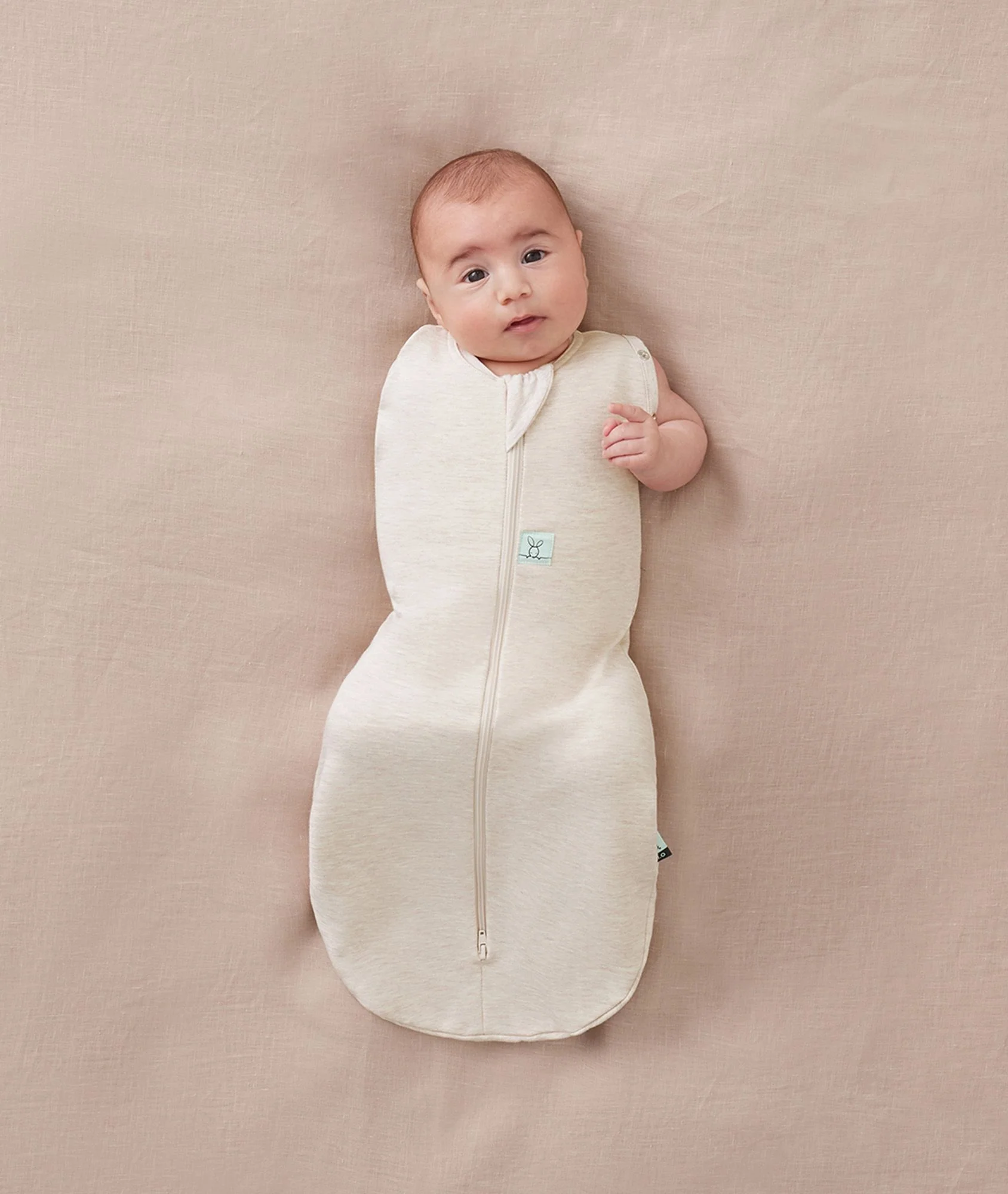 Cocoon Swaddle Bag 1.0 TOG Oatmeal Marle - Image 11