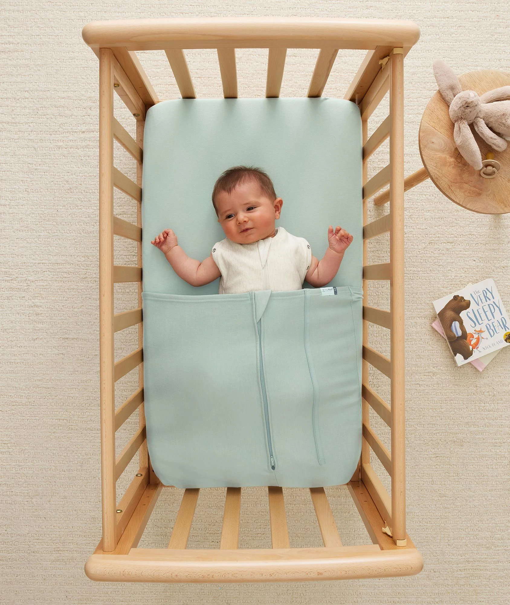 Cocoon Swaddle Bag 1.0 TOG Oatmeal Marle - Image 14