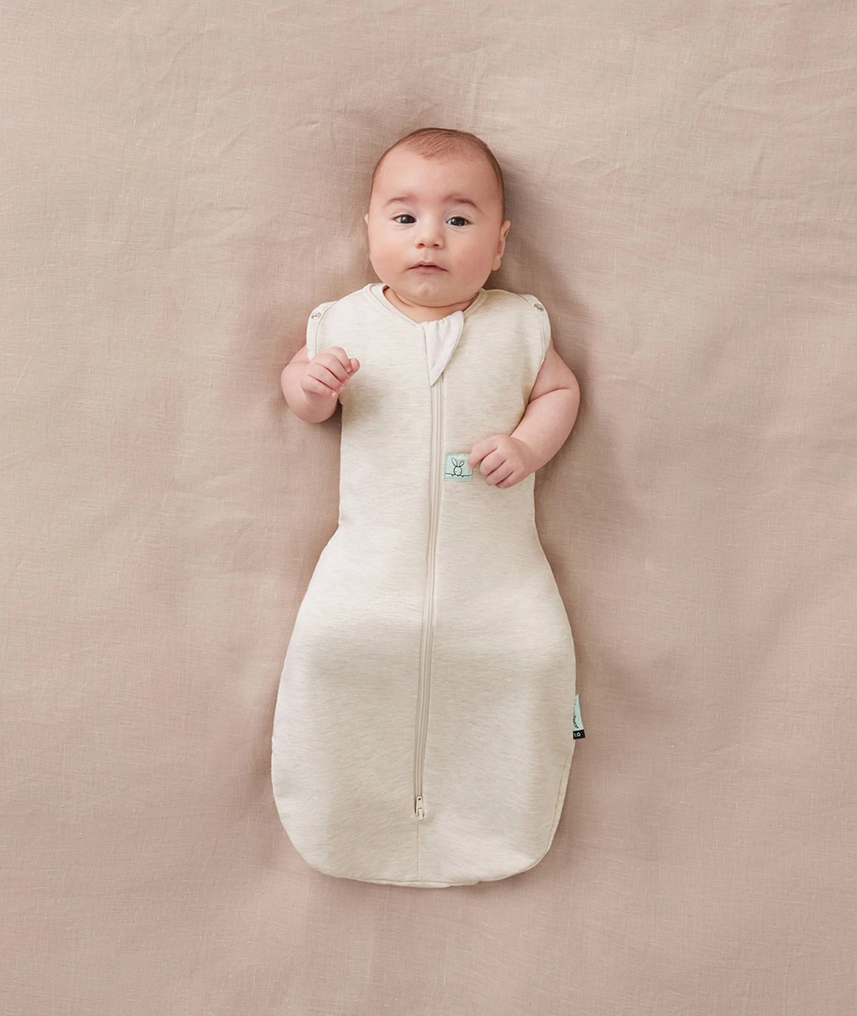 Cocoon Swaddle Bag 1.0 TOG Oatmeal Marle - Image 3