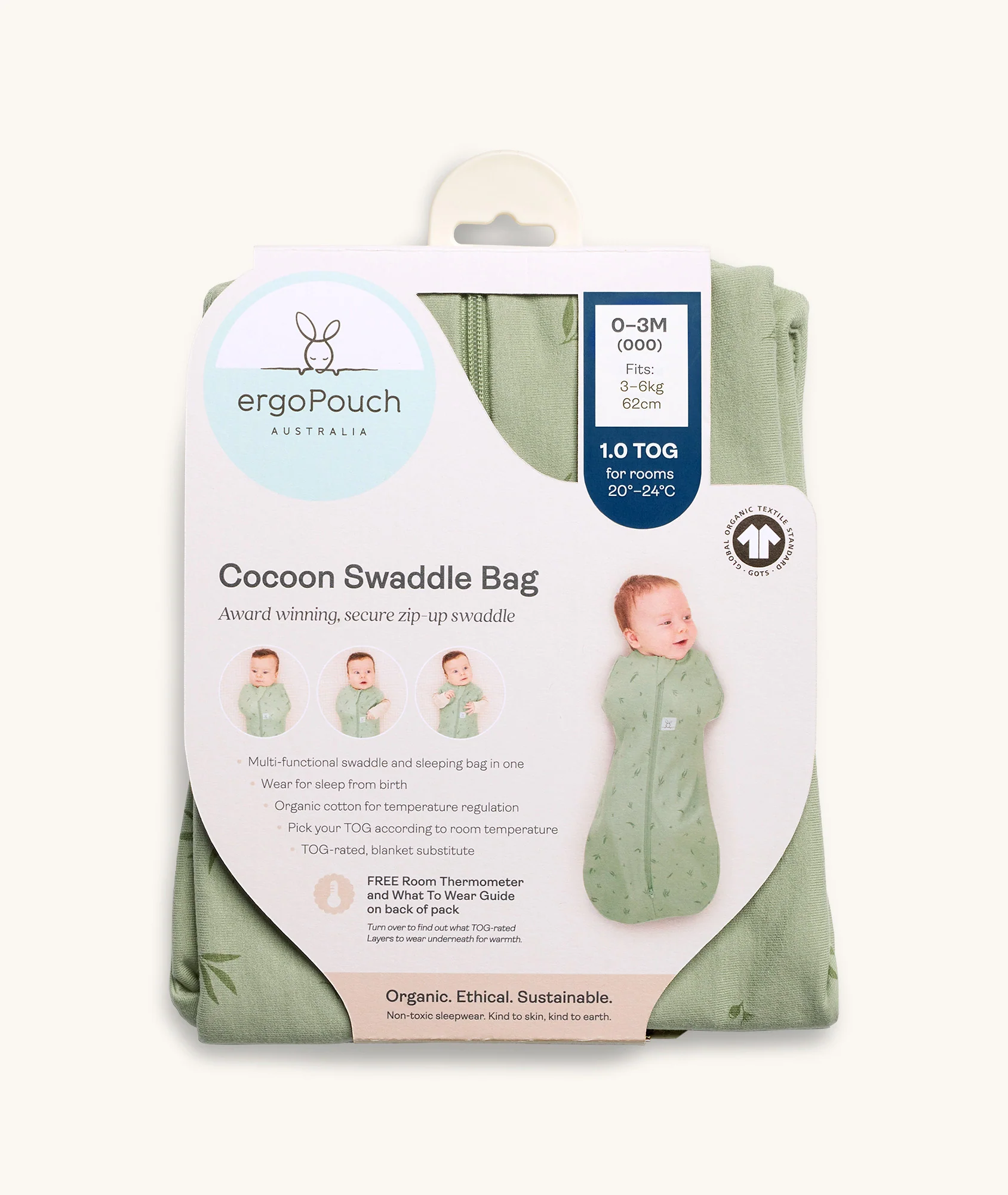 Cocoon Swaddle Bag 1.0 TOG Dragonflies - Image 10