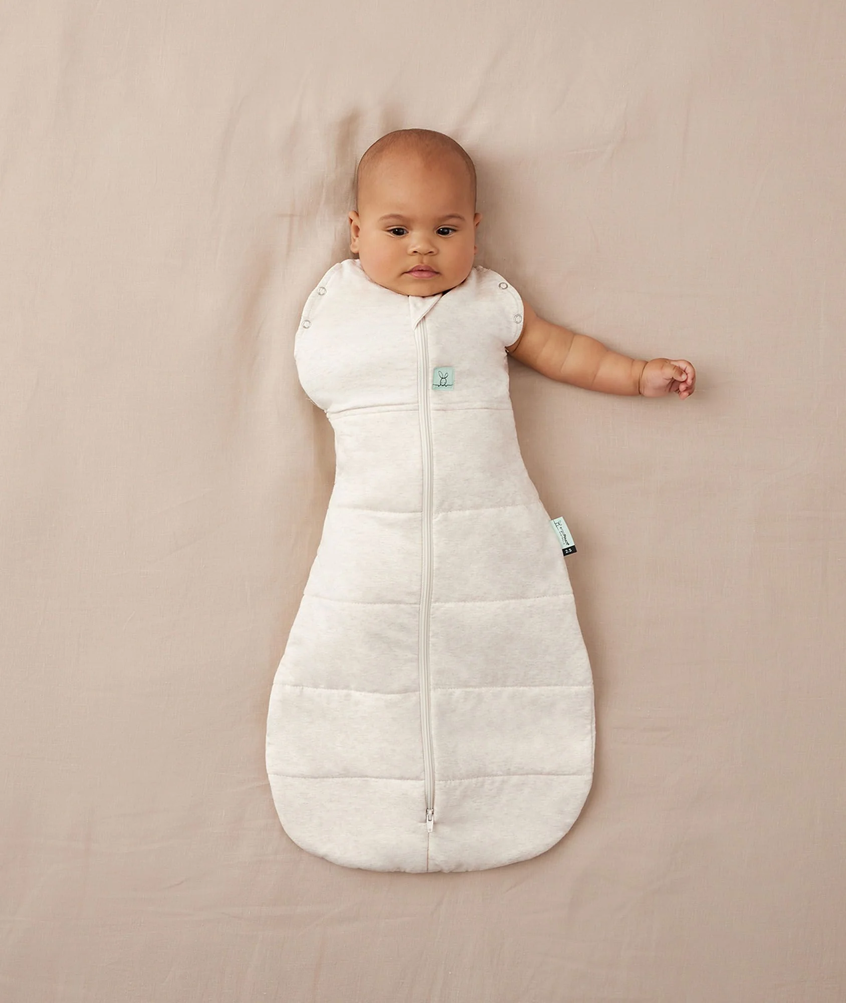 Cocoon Swaddle Bag 2.5 TOG Oatmeal Marle - Image 11