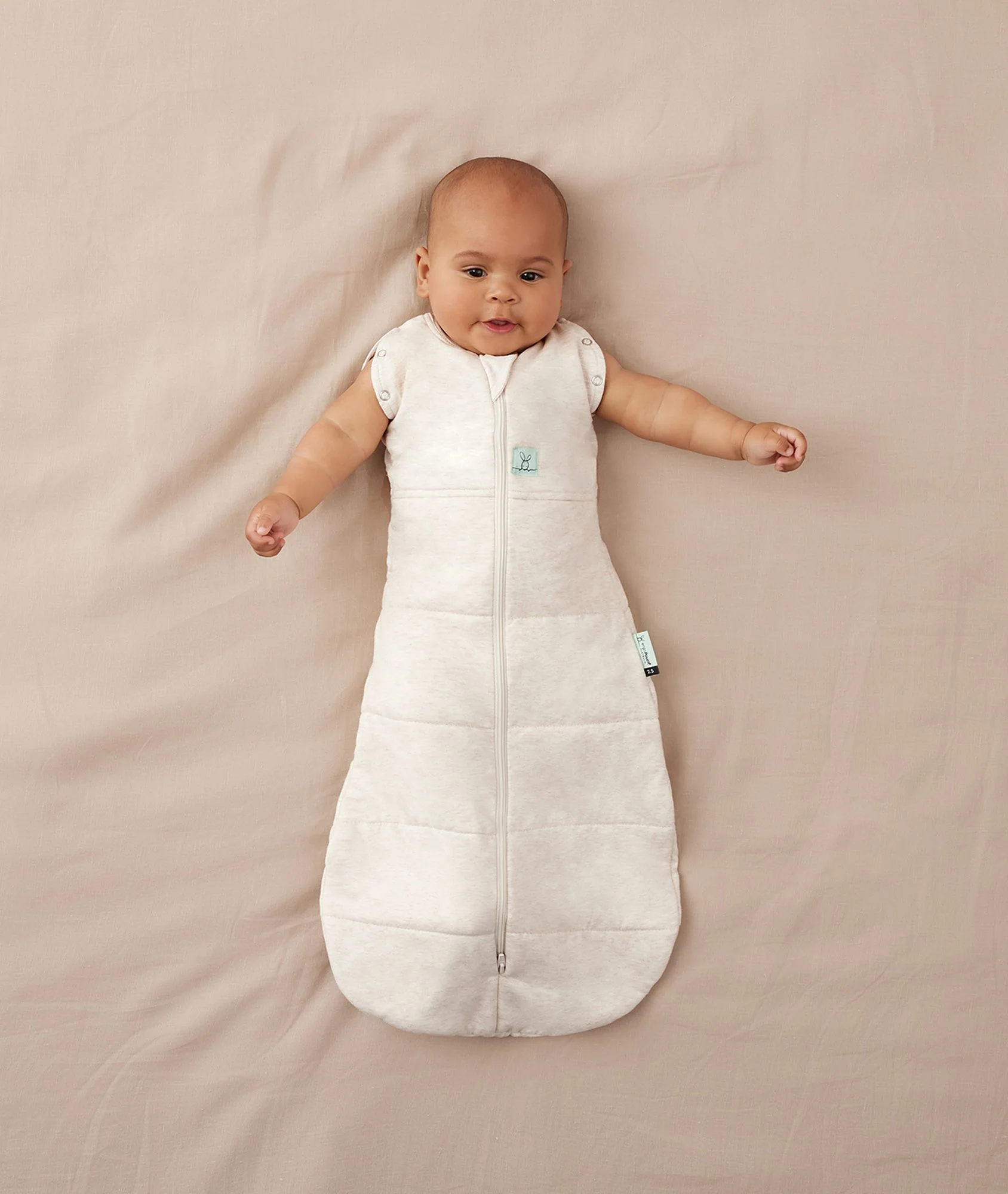 Cocoon Swaddle Bag 2.5 TOG Oatmeal Marle - Image 3