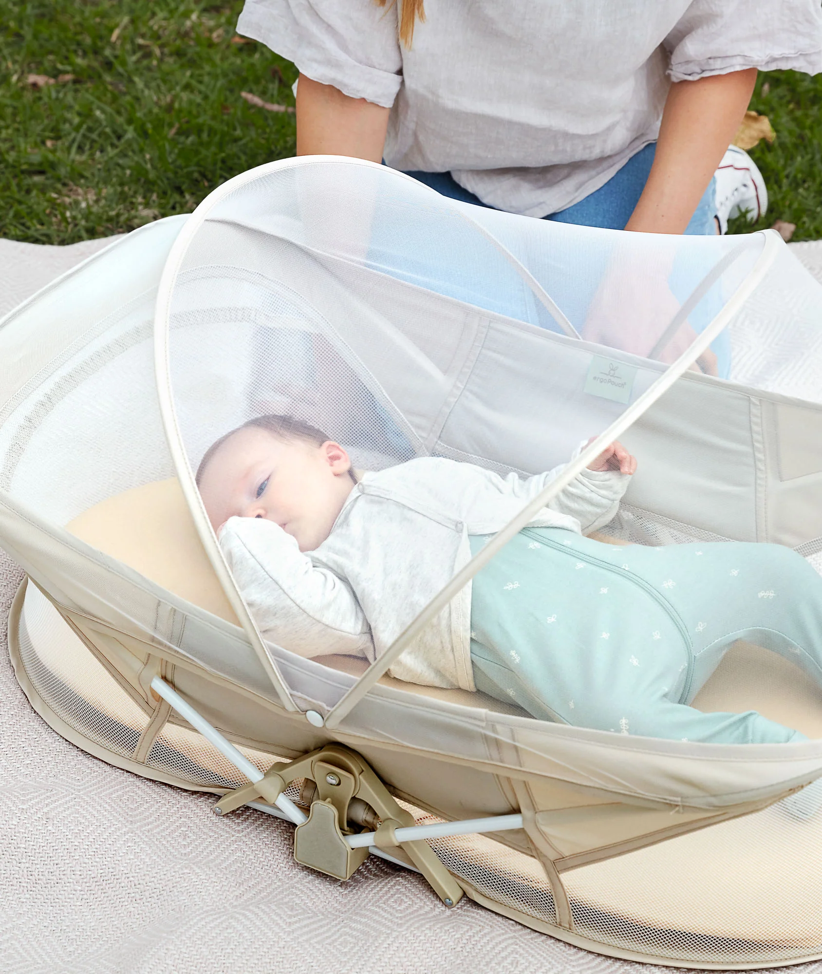 Easy Sleep Portable Crib Ecru - Image 7