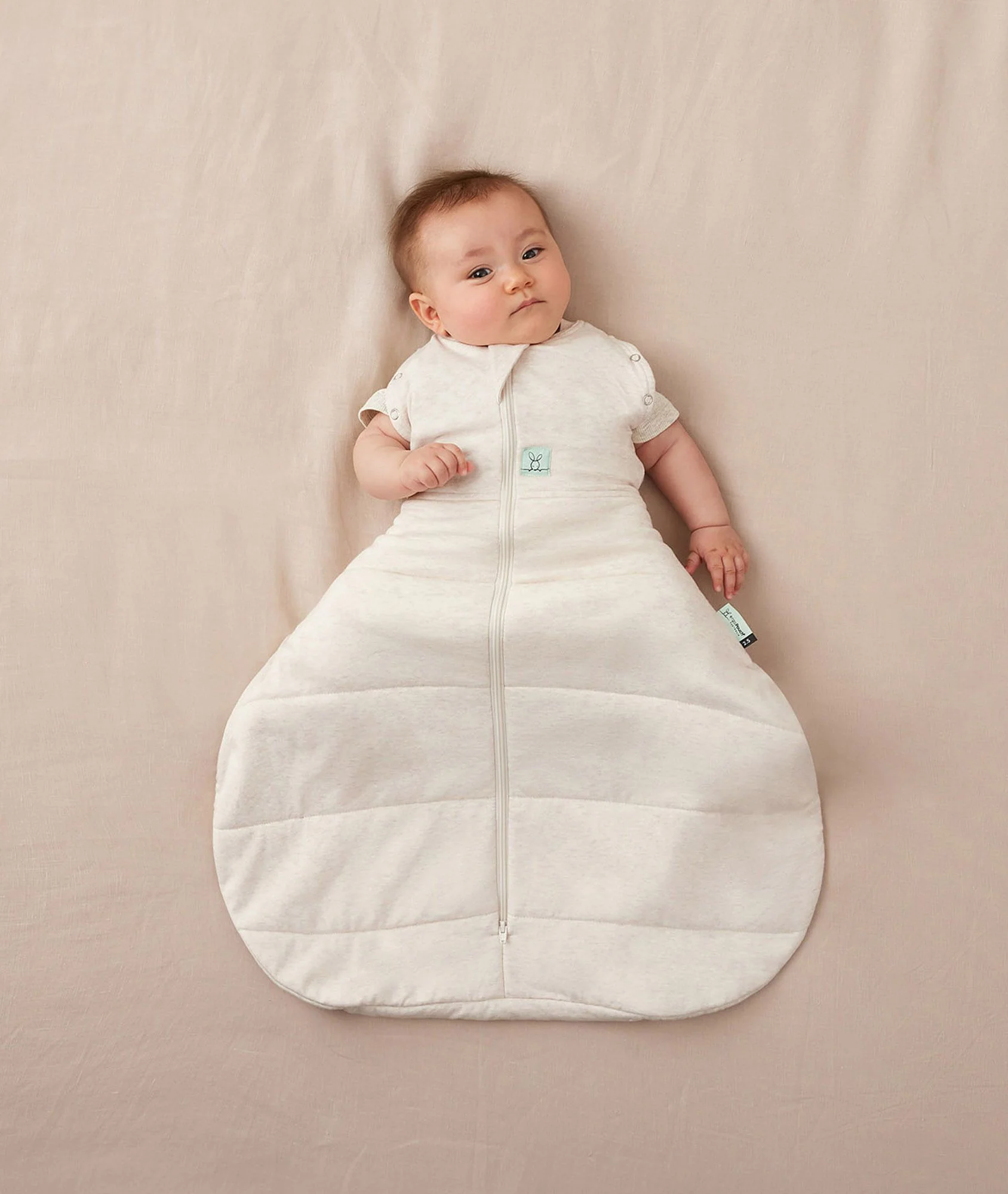 Hip Harness Cocoon Swaddle Bag 2.5 TOG Oatmeal Marle - Image 4