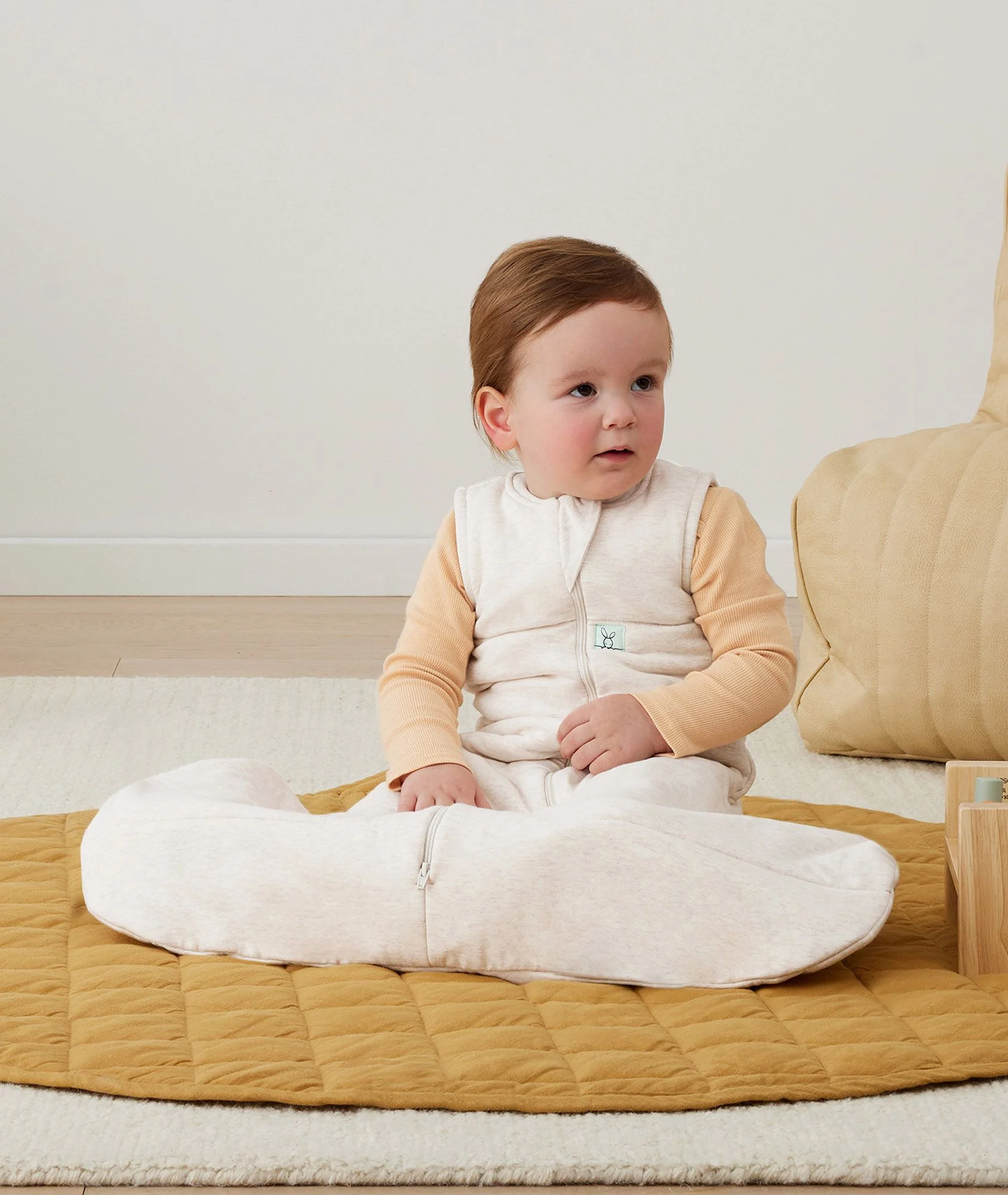 Hip Harness Sleeping Bag 2.5 TOG Oatmeal Marle - Image 4