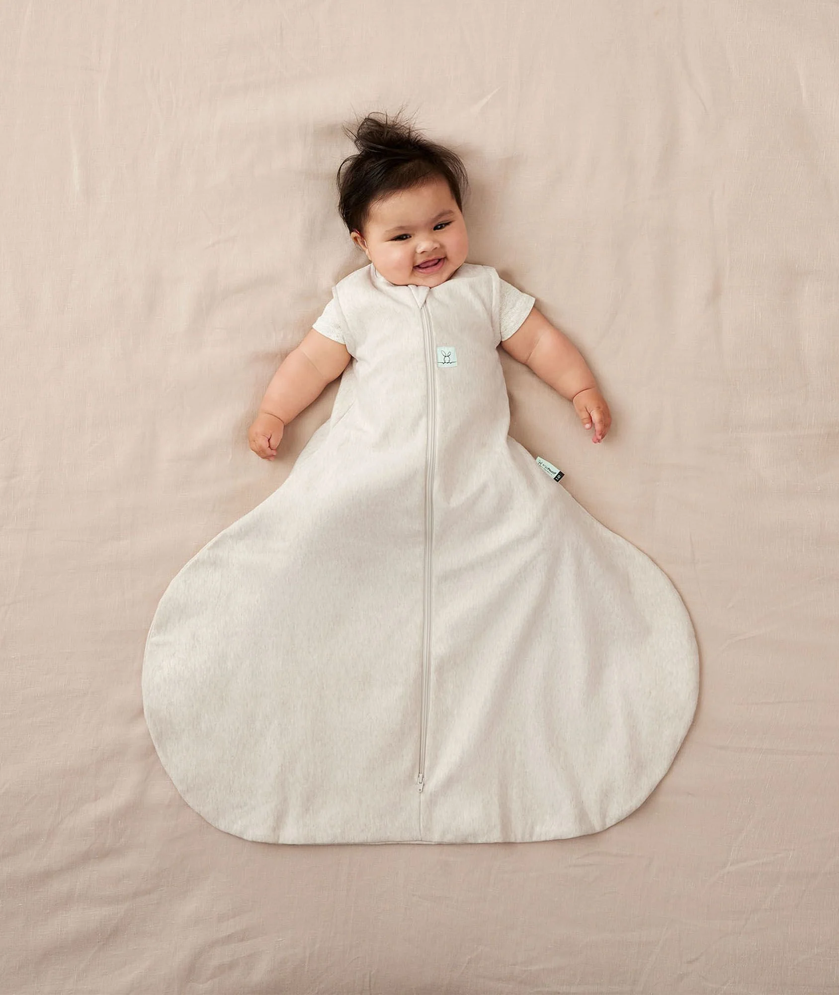 Hip Harness Sleep Bag 0.2 TOG Oatmeal Marle - Image 5