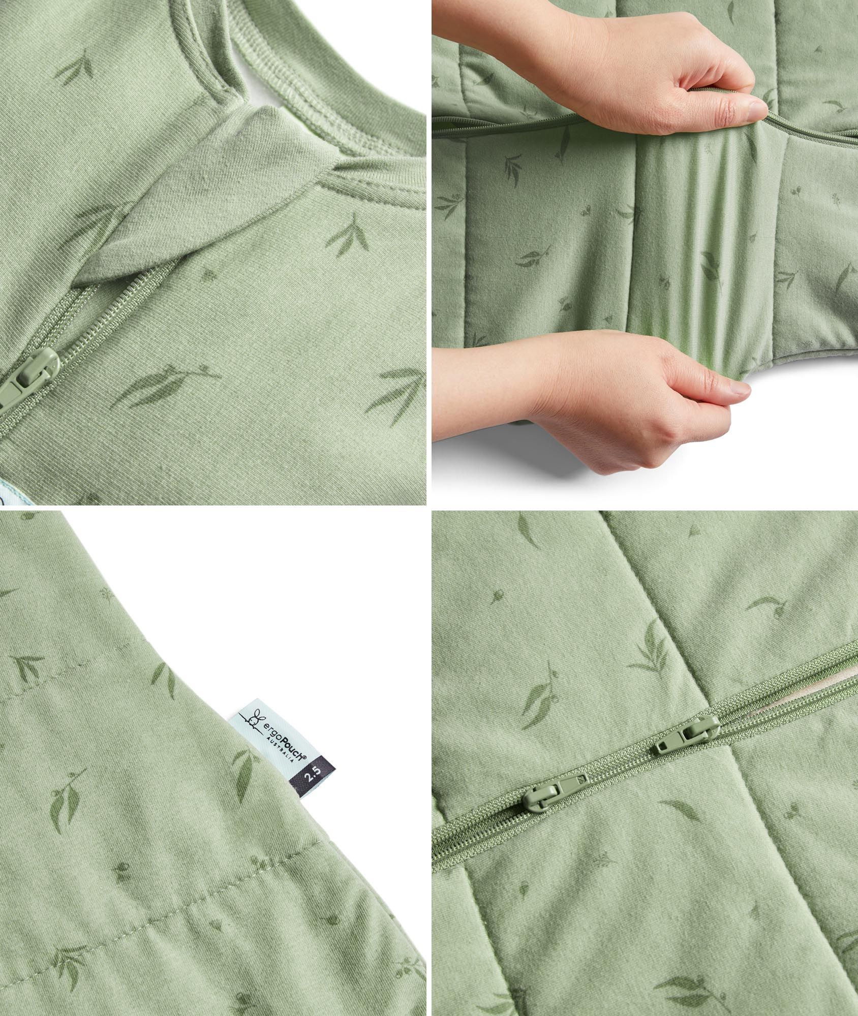 Sleeping Bag 2.5 TOG Sleeved Daisies - Image 6