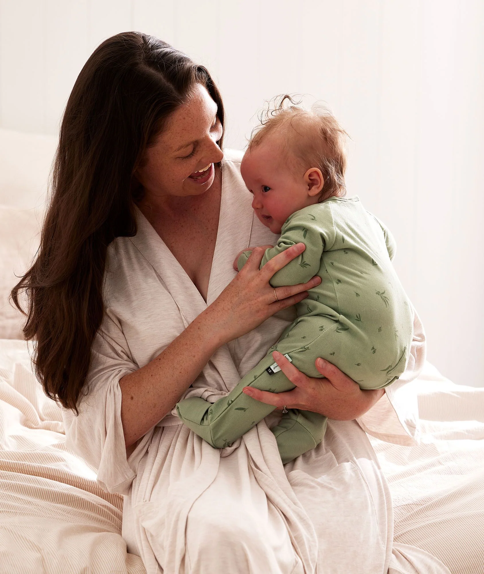 Matchy Matchy Robe Oatmeal Marle - Image 4
