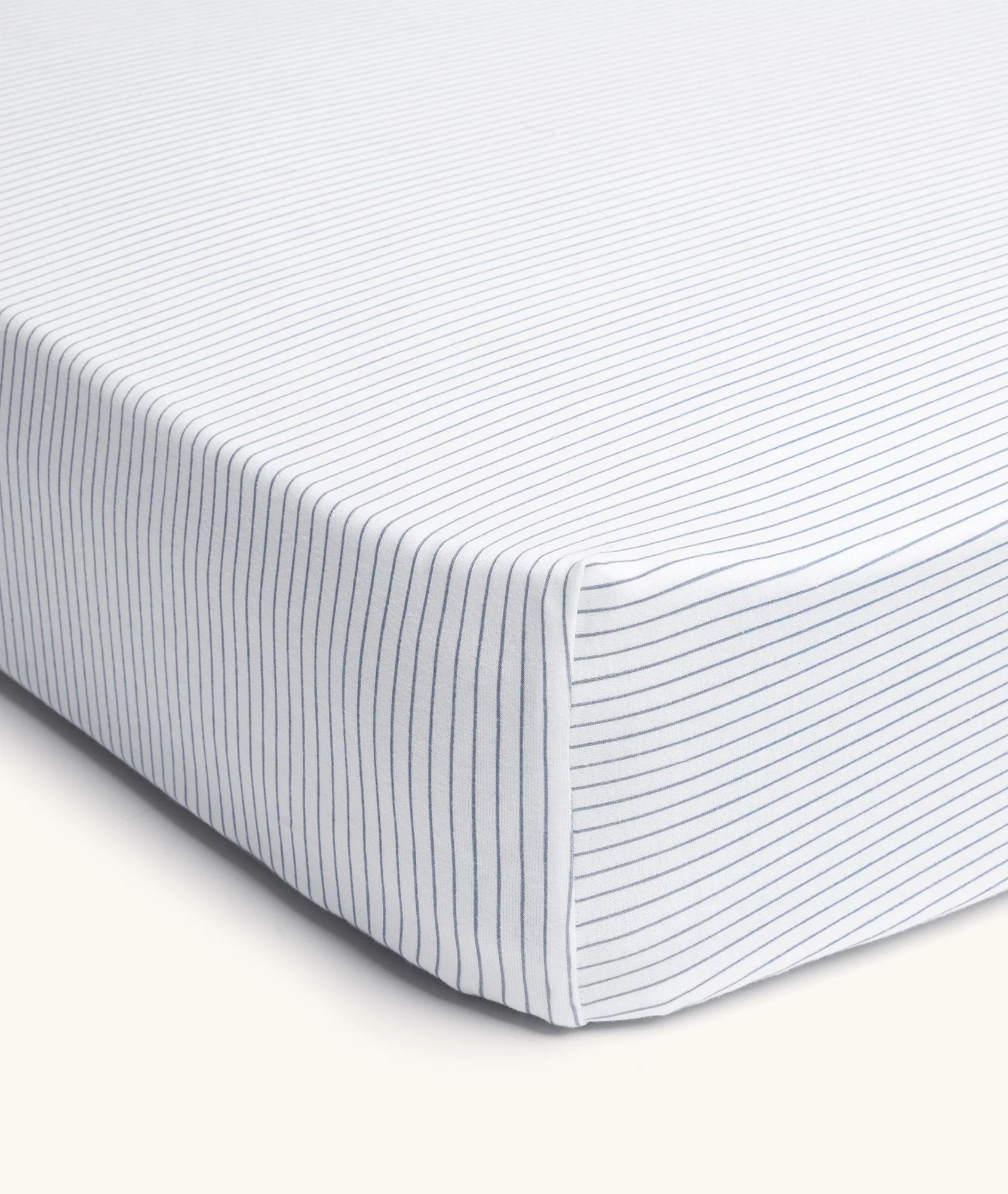 Organic Fitted Sheet Midnight Stripe - Image 5