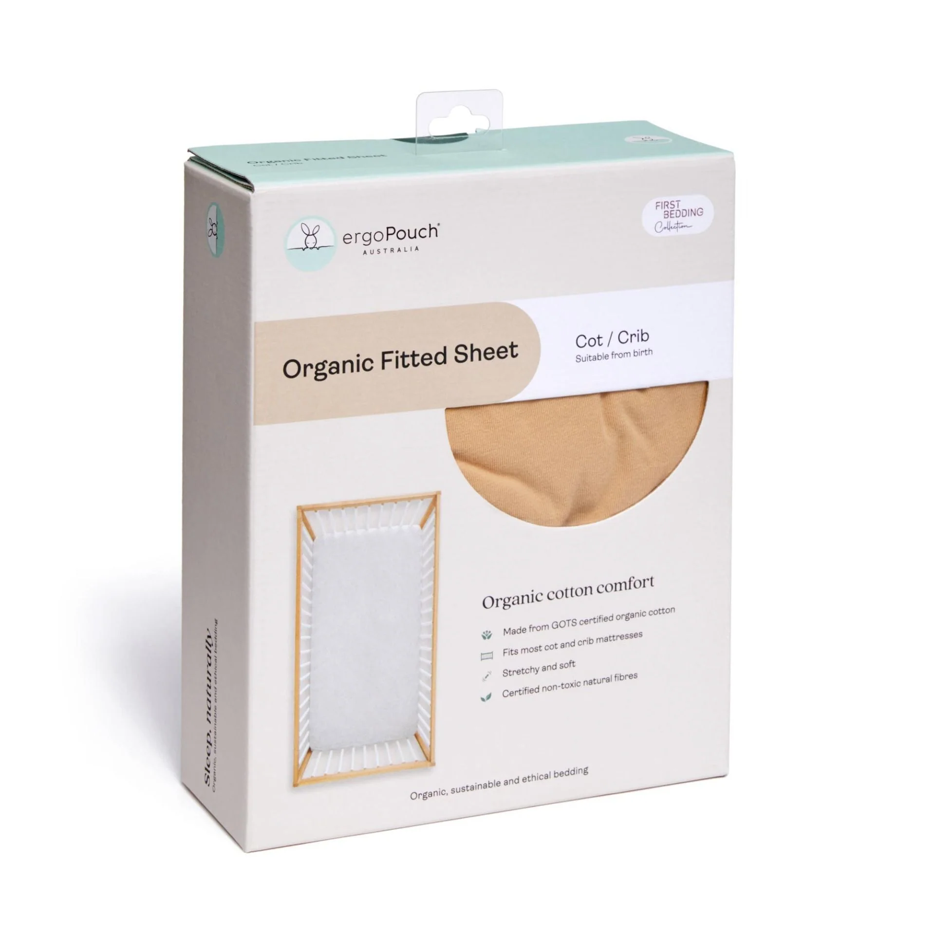 Organic Fitted Sheet Wheat - Image 10