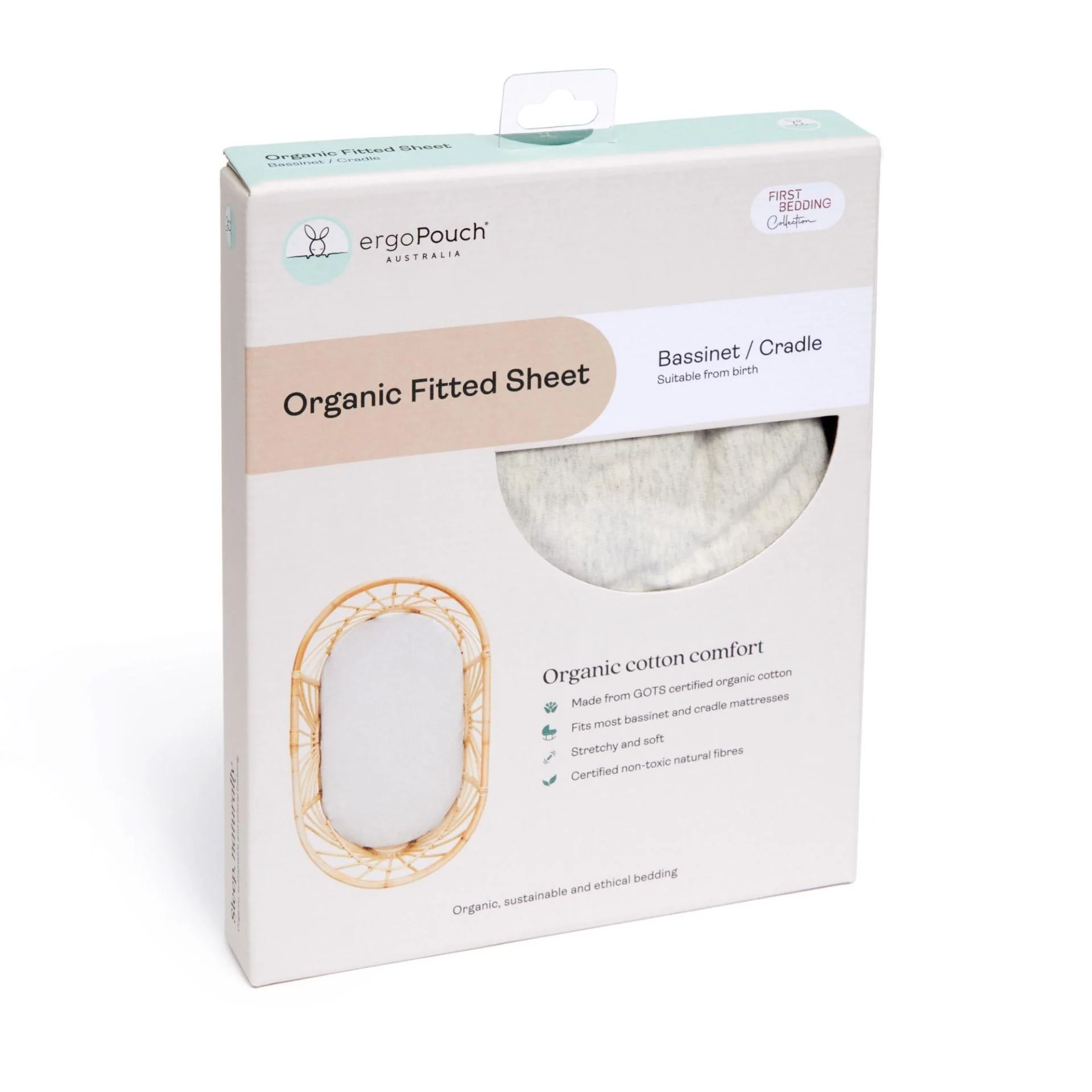 Organic Fitted Sheet Wheat - Image 9