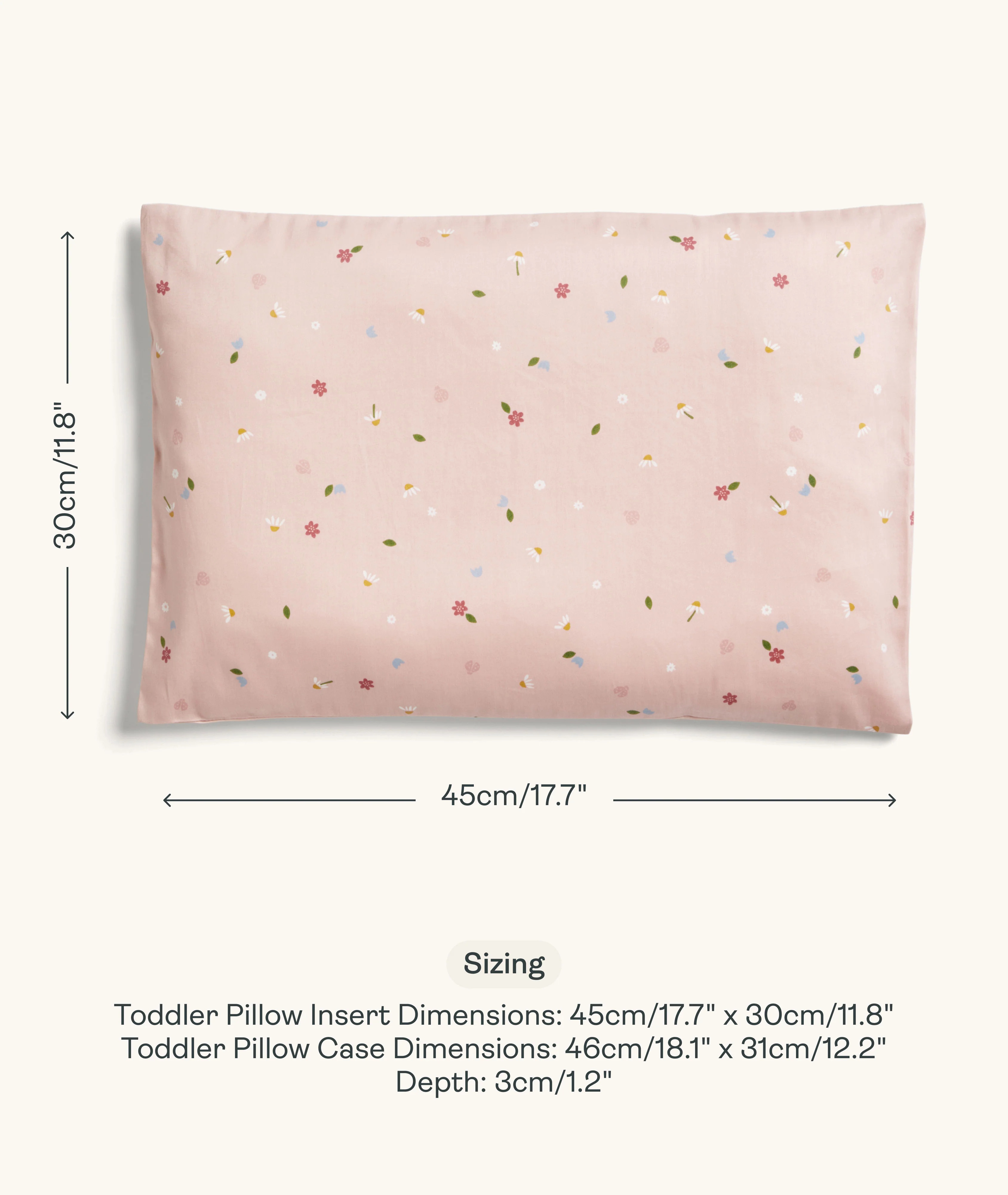 Organic Toddler Pillow And Case Daisies - Image 8