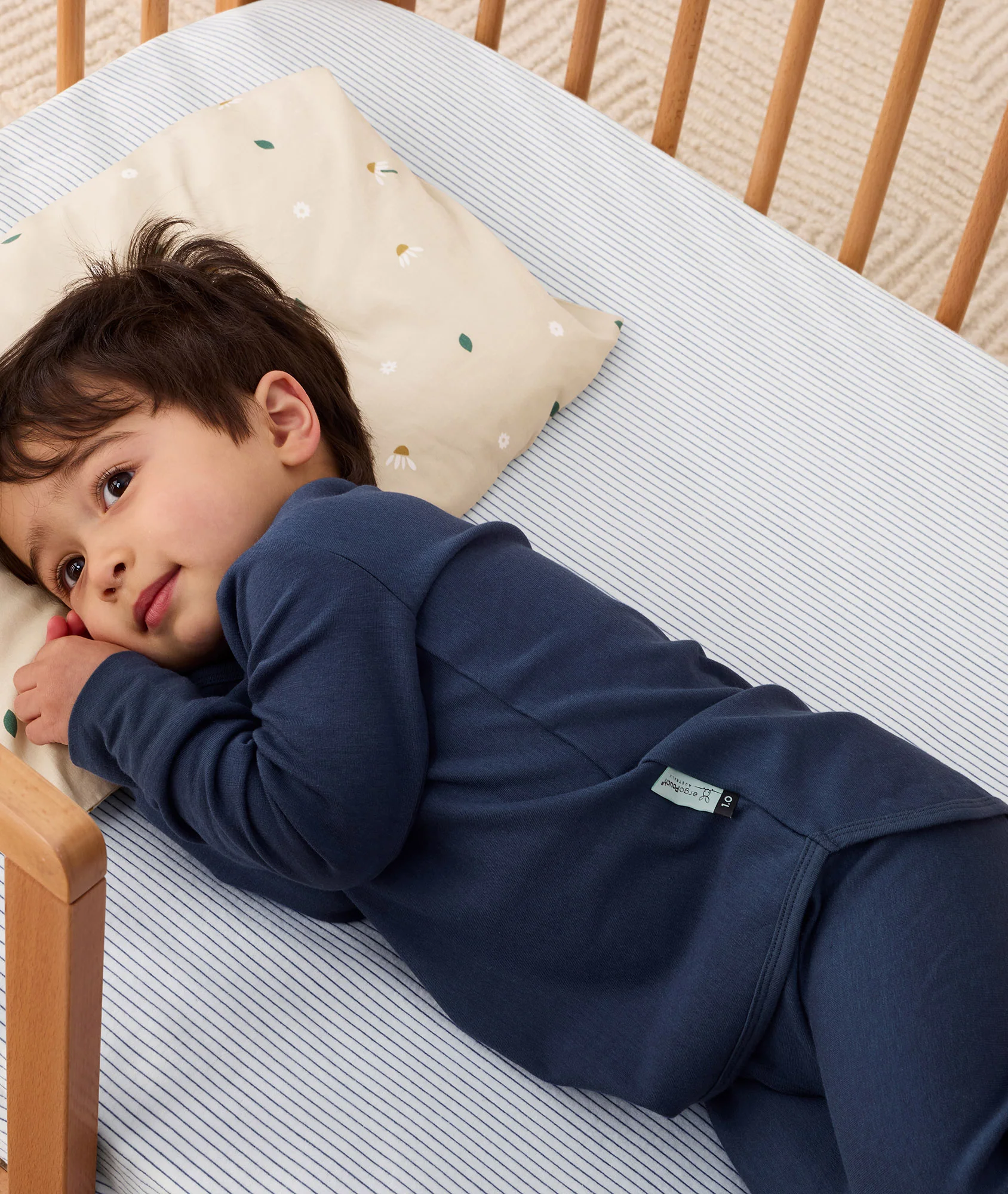 Organic Toddler Pillow and Case Daisy Sprinkle - Image 3
